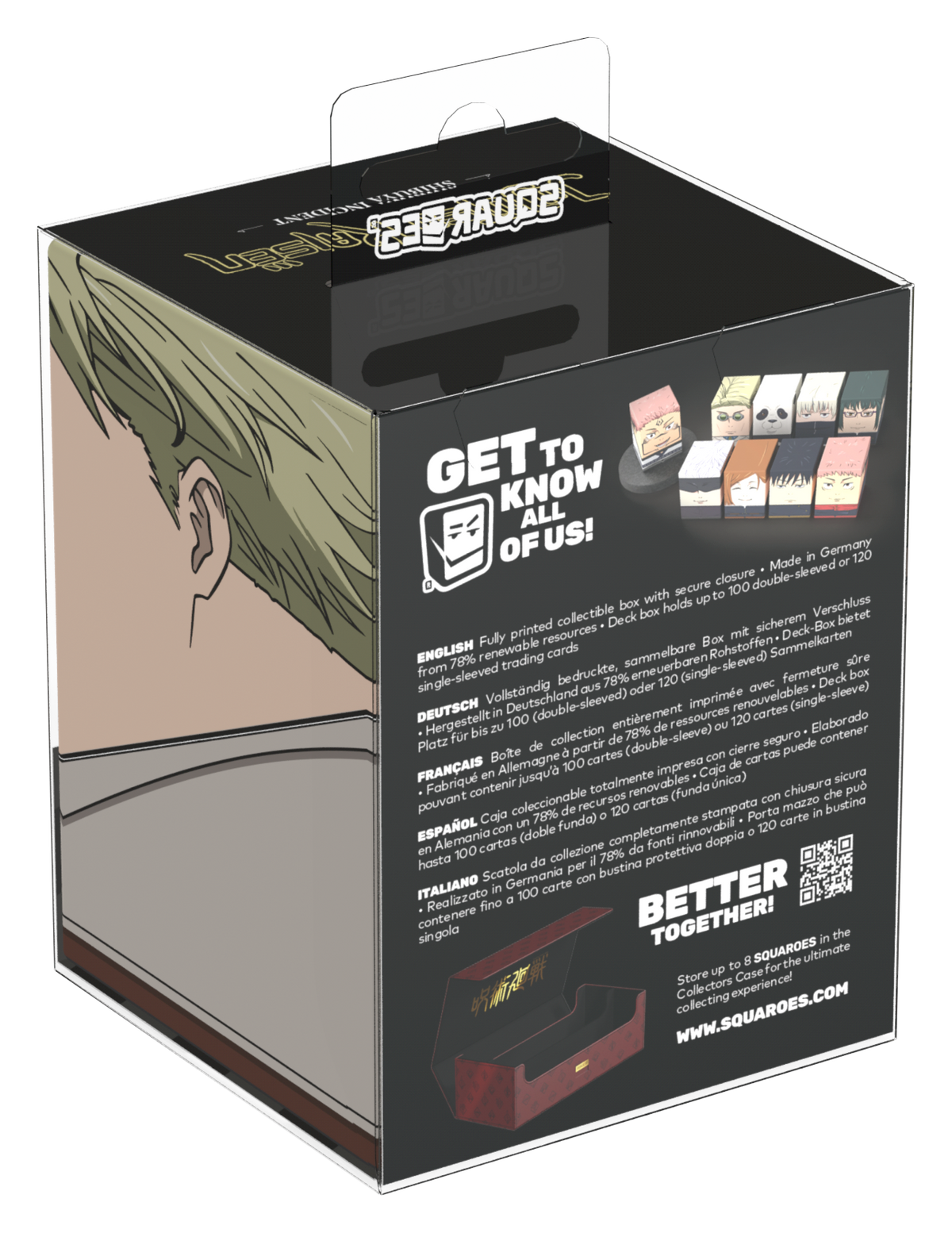 Ultimate Guard Squaroes Deck Box - 100 - Jujutsu Kaisen - Kento Nanami