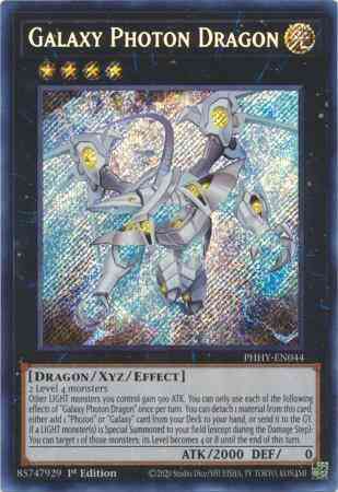 Galaxy Photon Dragon - PHHY-EN044 - Secret Rare - 1st Edition