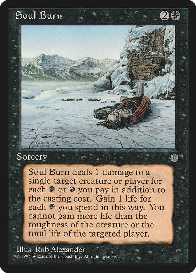Soul Burn [161] [Ice Age] [Non-Foil]