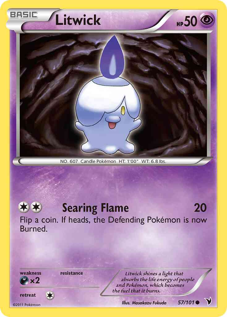 Litwick - 57/101 - Common [bw3-57] [Non-Holo]