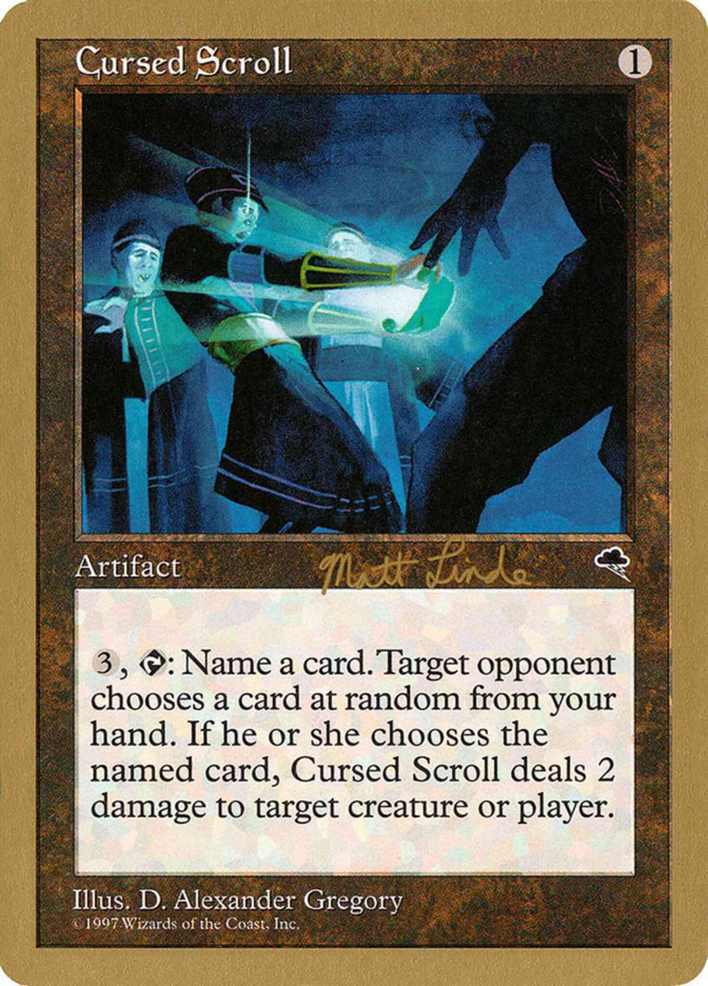 Cursed Scroll [ml281] [Matt Linde] [World Championship Decks 1999] [Non-Foil]