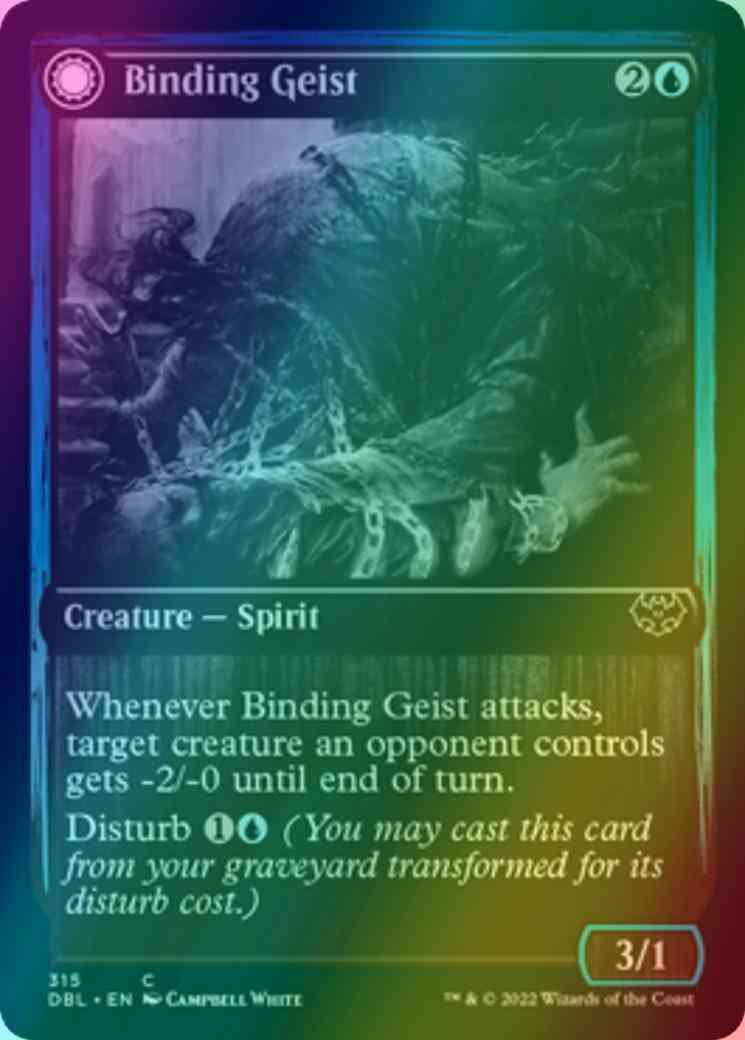 Binding Geist // Spectral Binding [315] [Innistrad: Double Feature] [Foil]