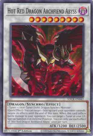 Hot Red Dragon Archfiend Abyss - SDCK-EN042 - Common - 1st Edition