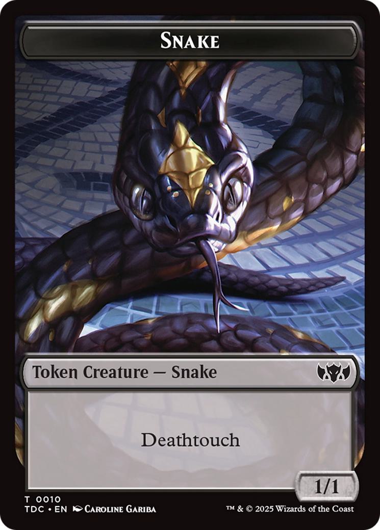 Myr Token (30) // Snake Token (10) [Tarkir: Dragonstorm: Commander: Tokens] [Non-Foil]