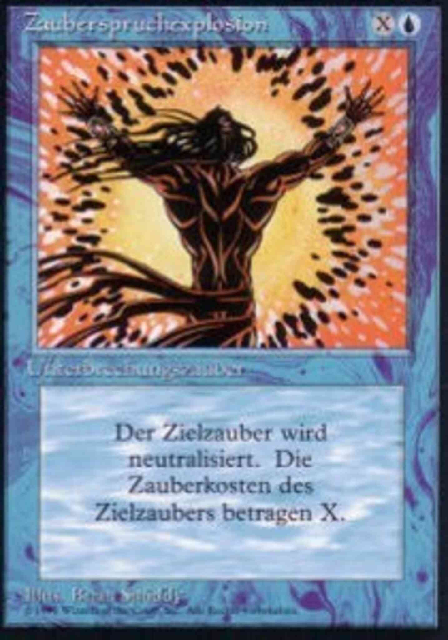 Spell Blast - German [82] [Foreign Black Border: German] [Non-Foil]