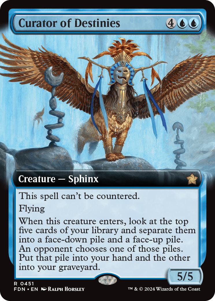 Curator of Destinies [451] [Extended Art] [Foundations] [Non-Foil]