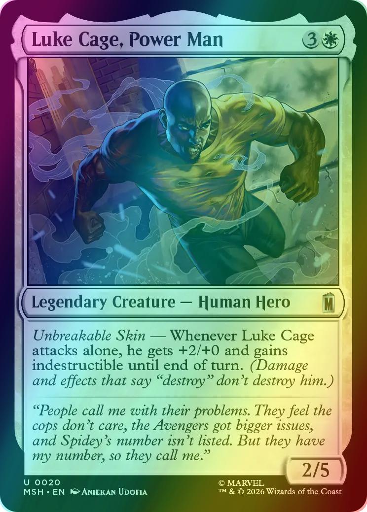 Luke Cage, Power Man [20] [Marvel Super Heroes] [Foil]