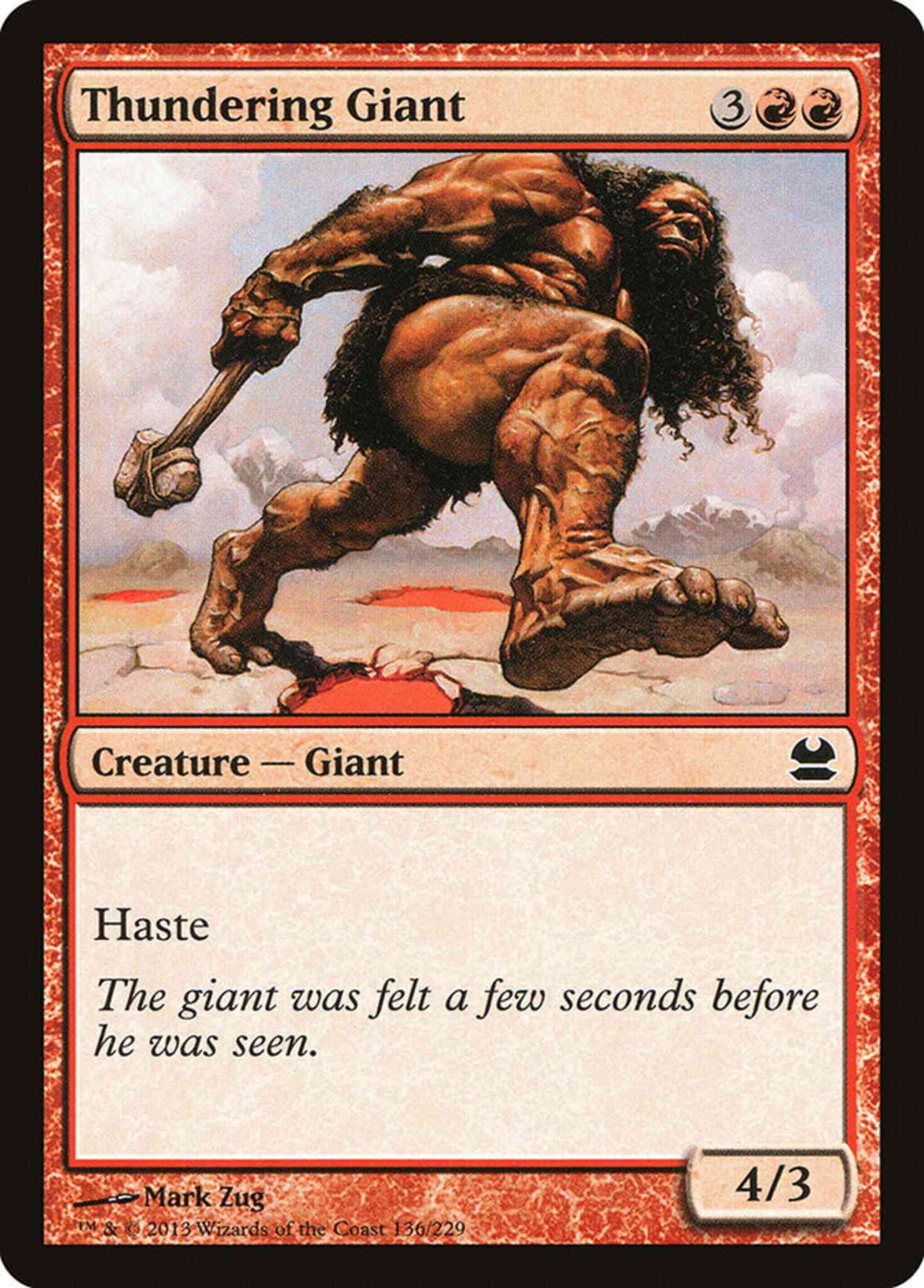 Thundering Giant [136] [Modern Masters] [Non-Foil]