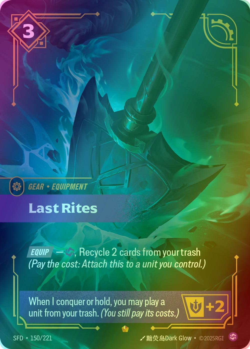 Last Rites - 150/221 [Spiritforged] [Foil]