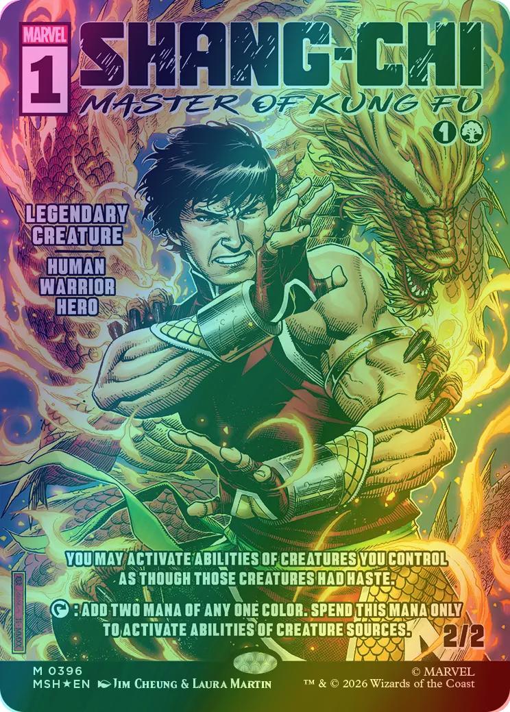 Shang-Chi, Master of Kung Fu [396] [Borderless] [Classic Comic] [Marvel Super Heroes] [Foil]