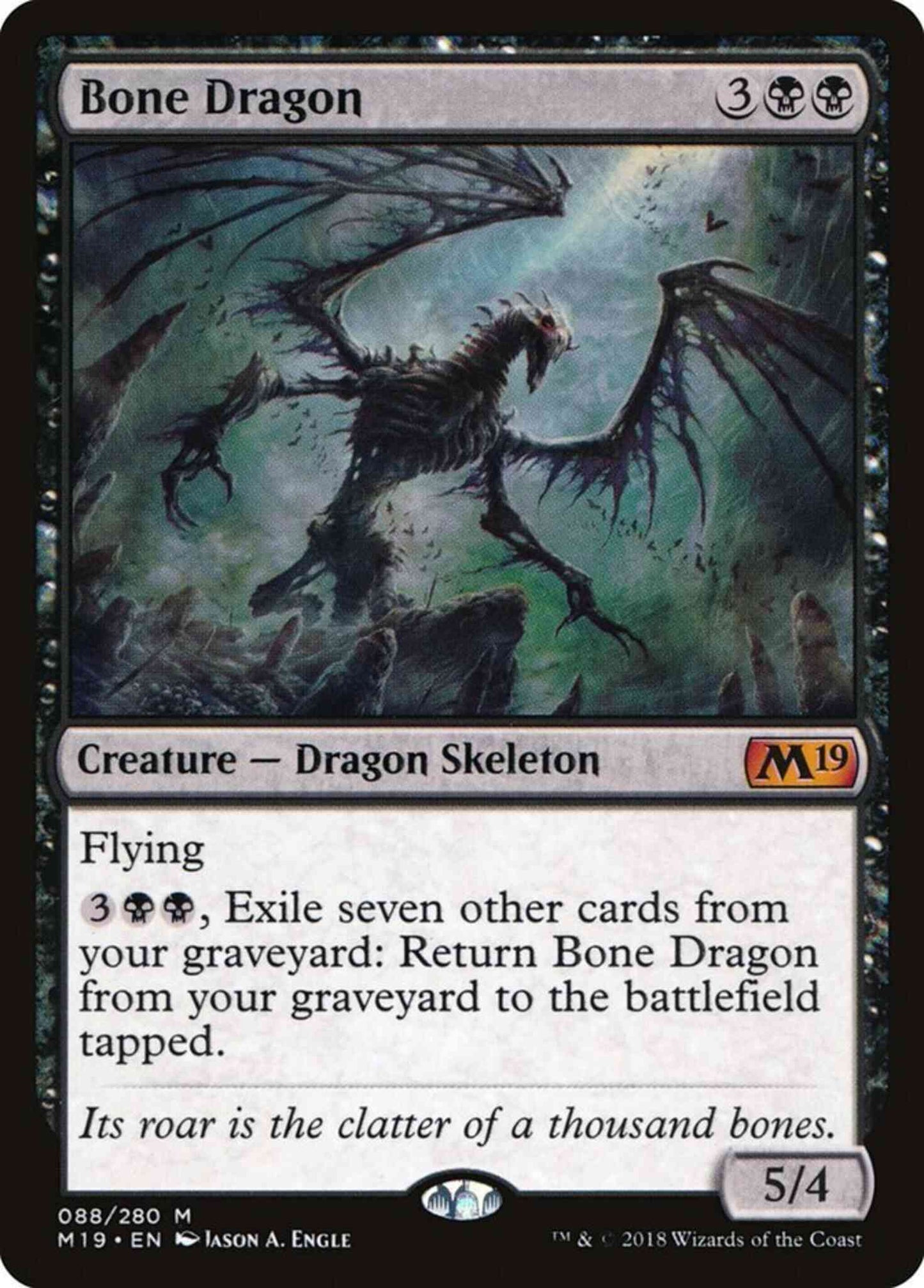 Bone Dragon [88] [Core Set 2019] [Non-Foil]