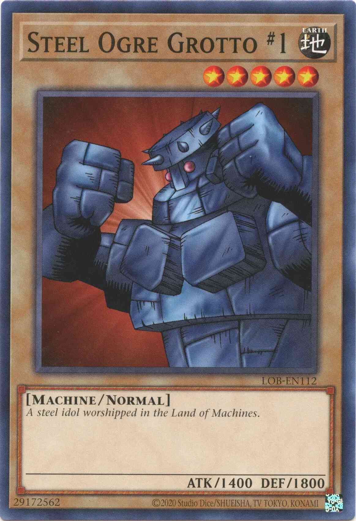 Steel Ogre Grotto #1 - 25th Anniversary - LOB-EN112 - Common - Unlimited