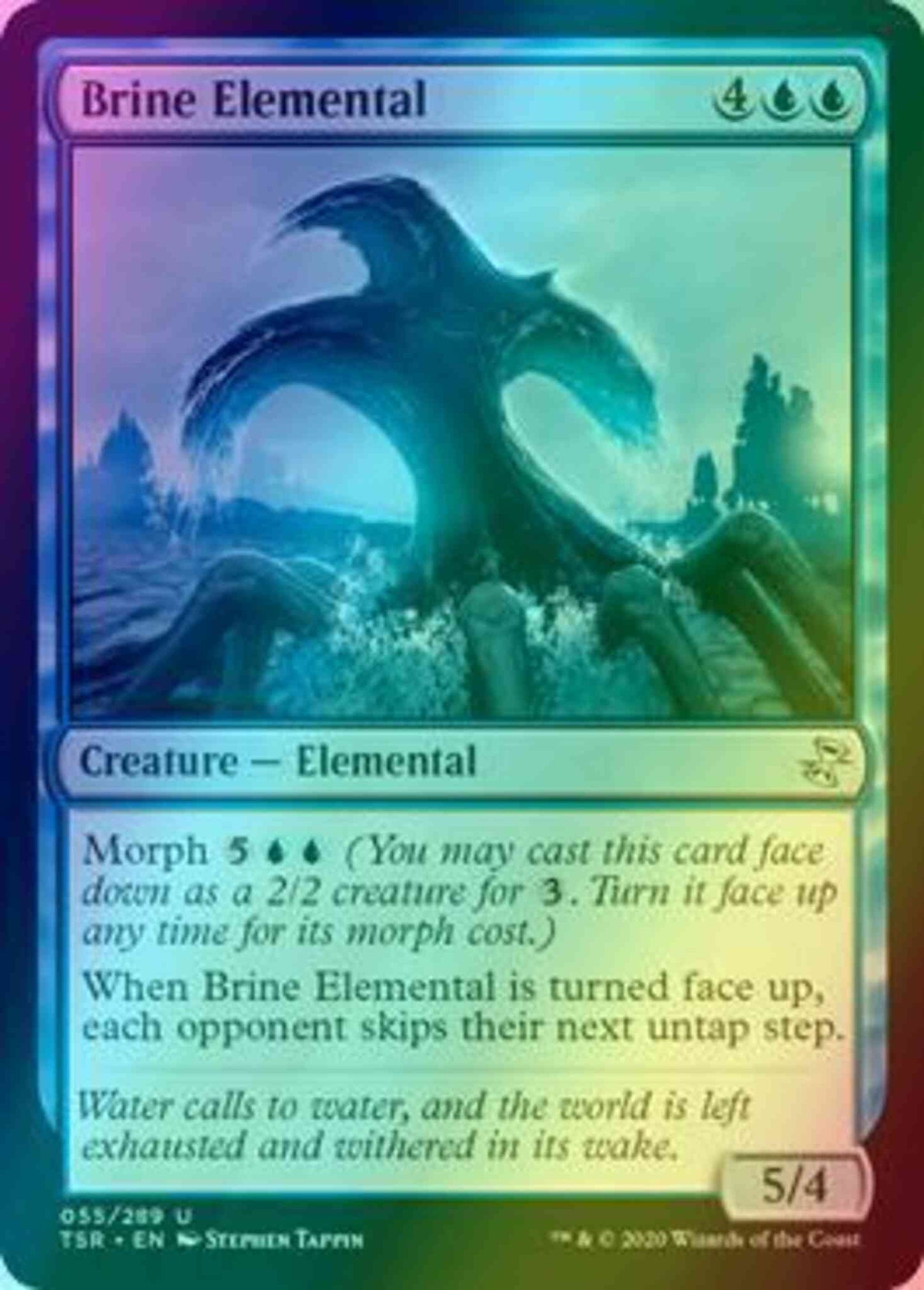 Brine Elemental [55] [Time Spiral Remastered] [Foil]