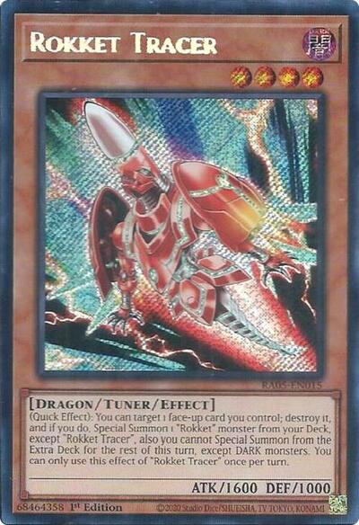 Rokket Tracer - RA05-EN015 - Secret Rare - 1st Edition