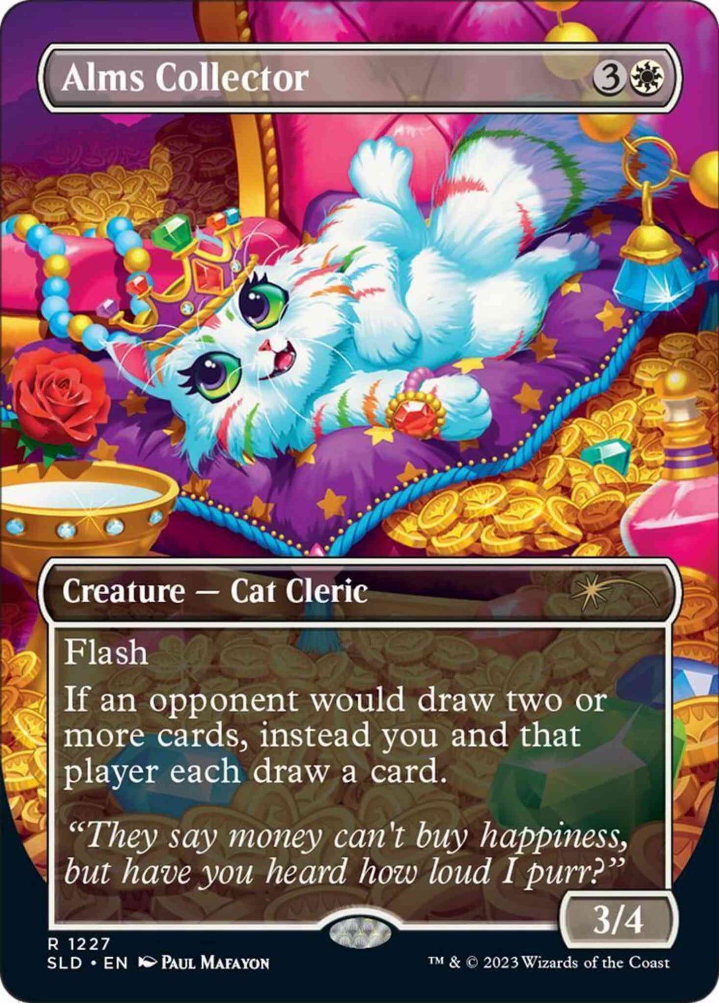 Alms Collector [1227] [Borderless] [90s Binder] [Secret Lair Drop] [Non-Foil]