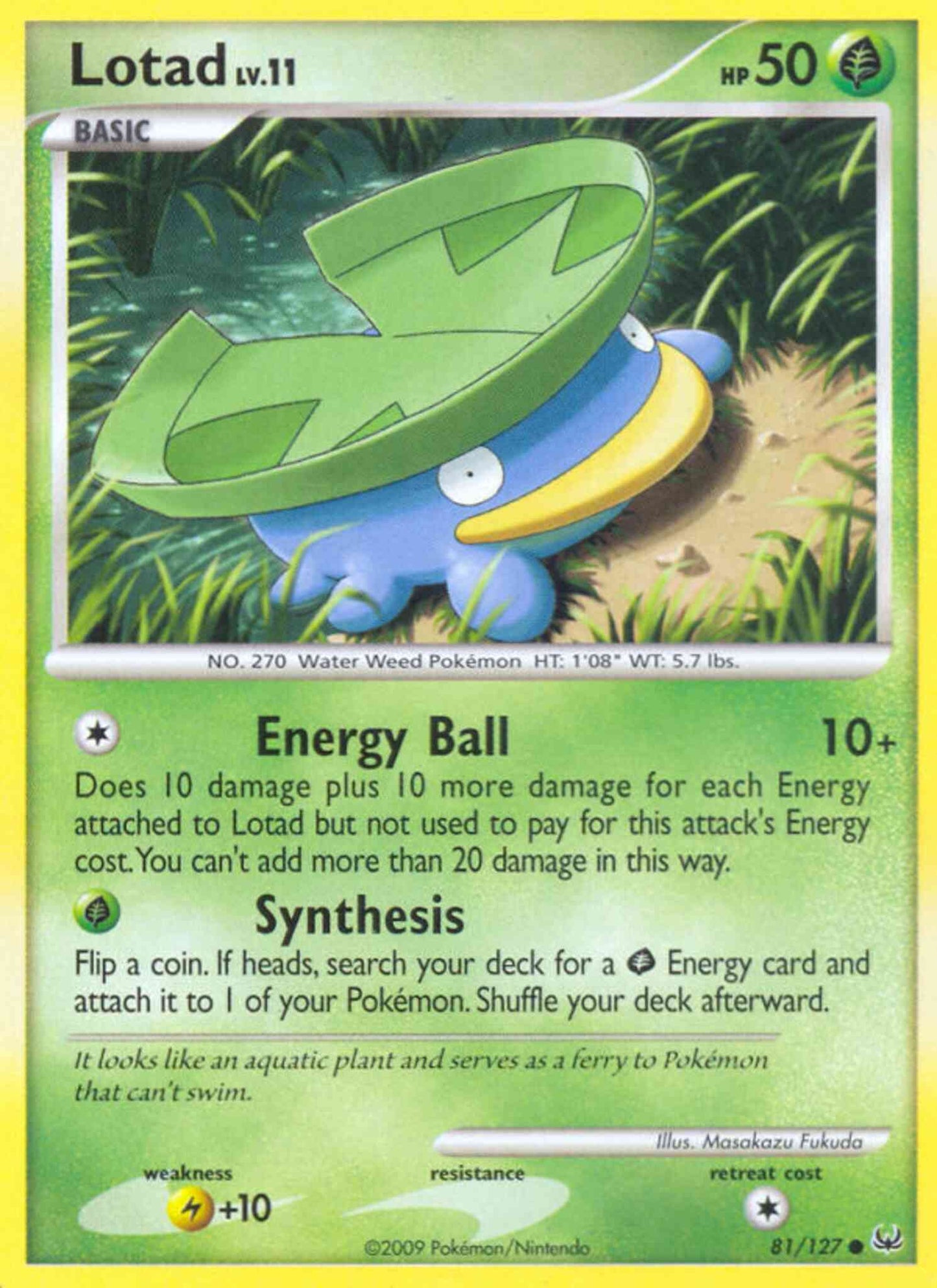 Lotad - 81/127 - Common [pl1-81] [Non-Holo]