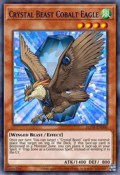 Crystal Beast Cobalt Eagle - FOTB-EN006 - Common - Unlimited