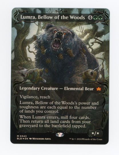 Lumra, Bellow of the Woods — Borderless|Anime|Raised Foil — ID 18026