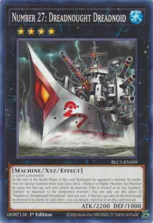 Number 27: Dreadnought Dreadnoid - BLC1-EN109 - Common - 1st Edition