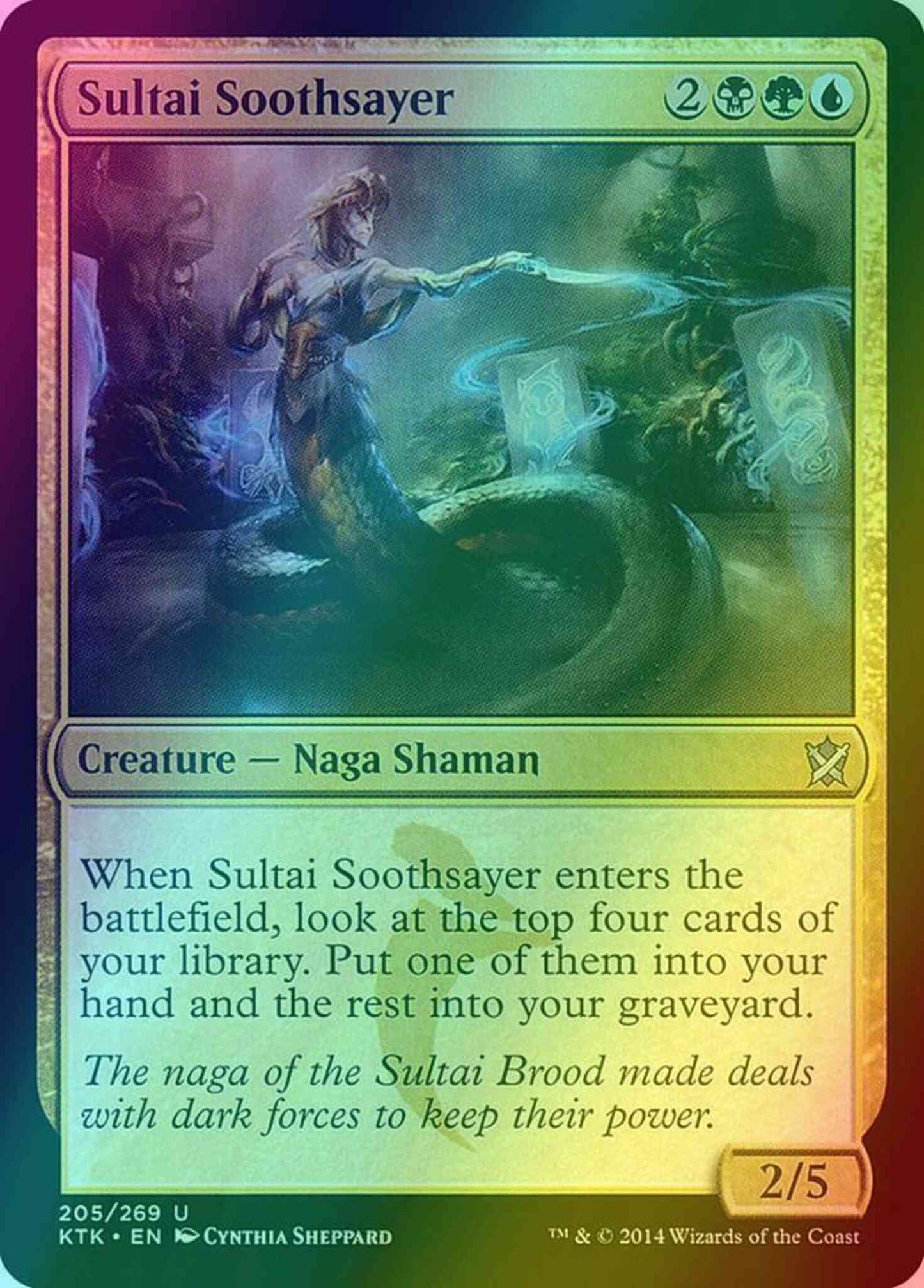 Sultai Soothsayer [205] [Khans Of Tarkir] [Foil]