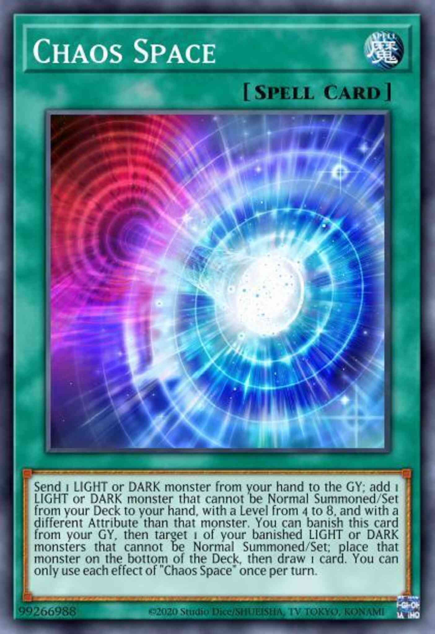 Chaos Space - TOCH-EN009 - Super Rare - Unlimited