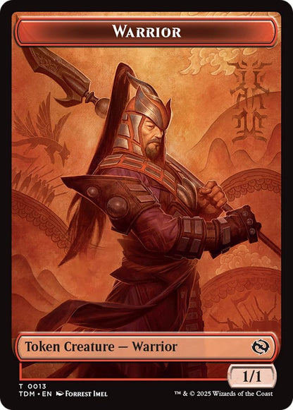 Dragon Token (11) // Warrior Token (13) [Tarkir: Dragonstorm: Tokens] [Non-Foil]