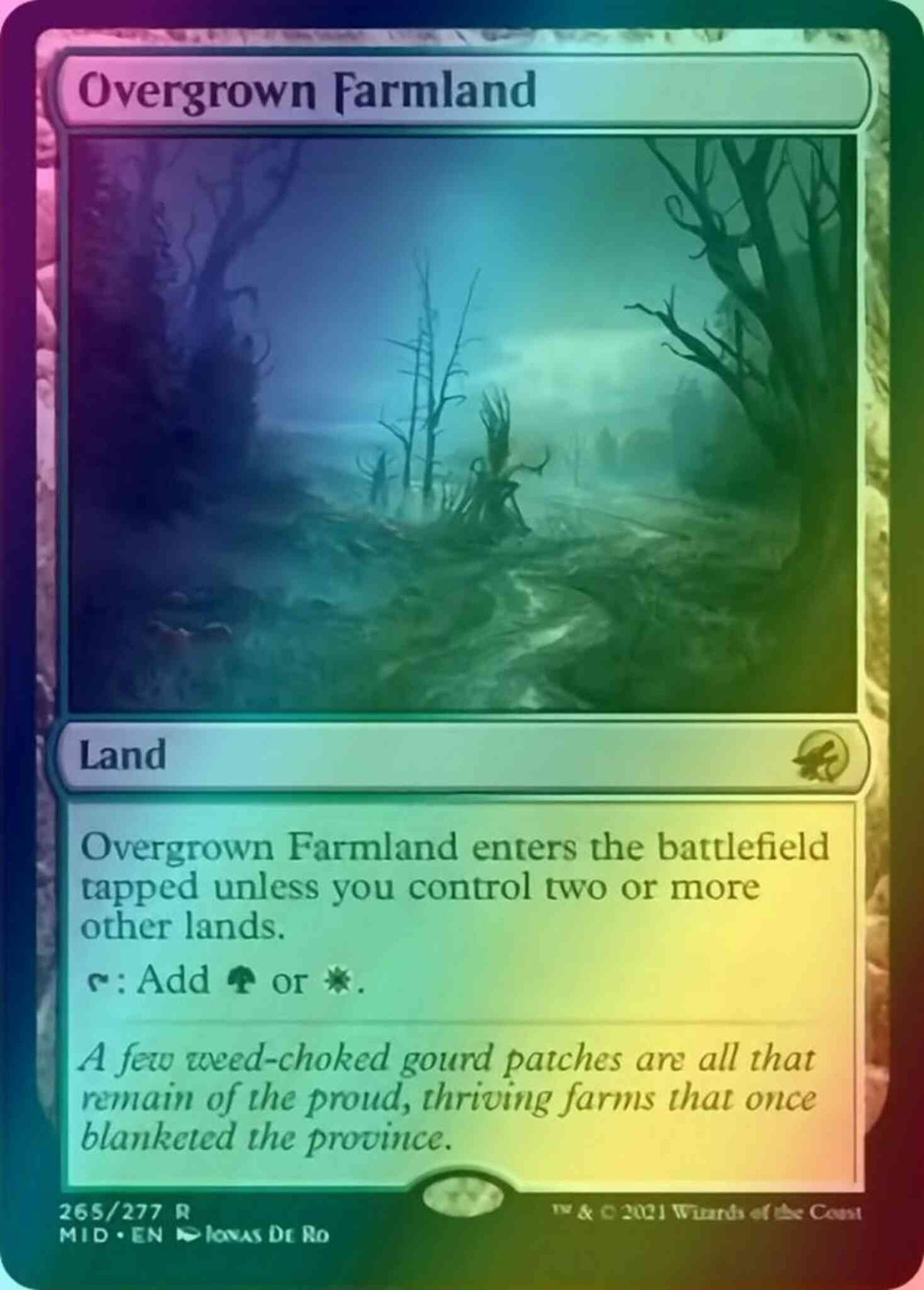 Overgrown Farmland [265] [Innistrad: Midnight Hunt] [Foil]