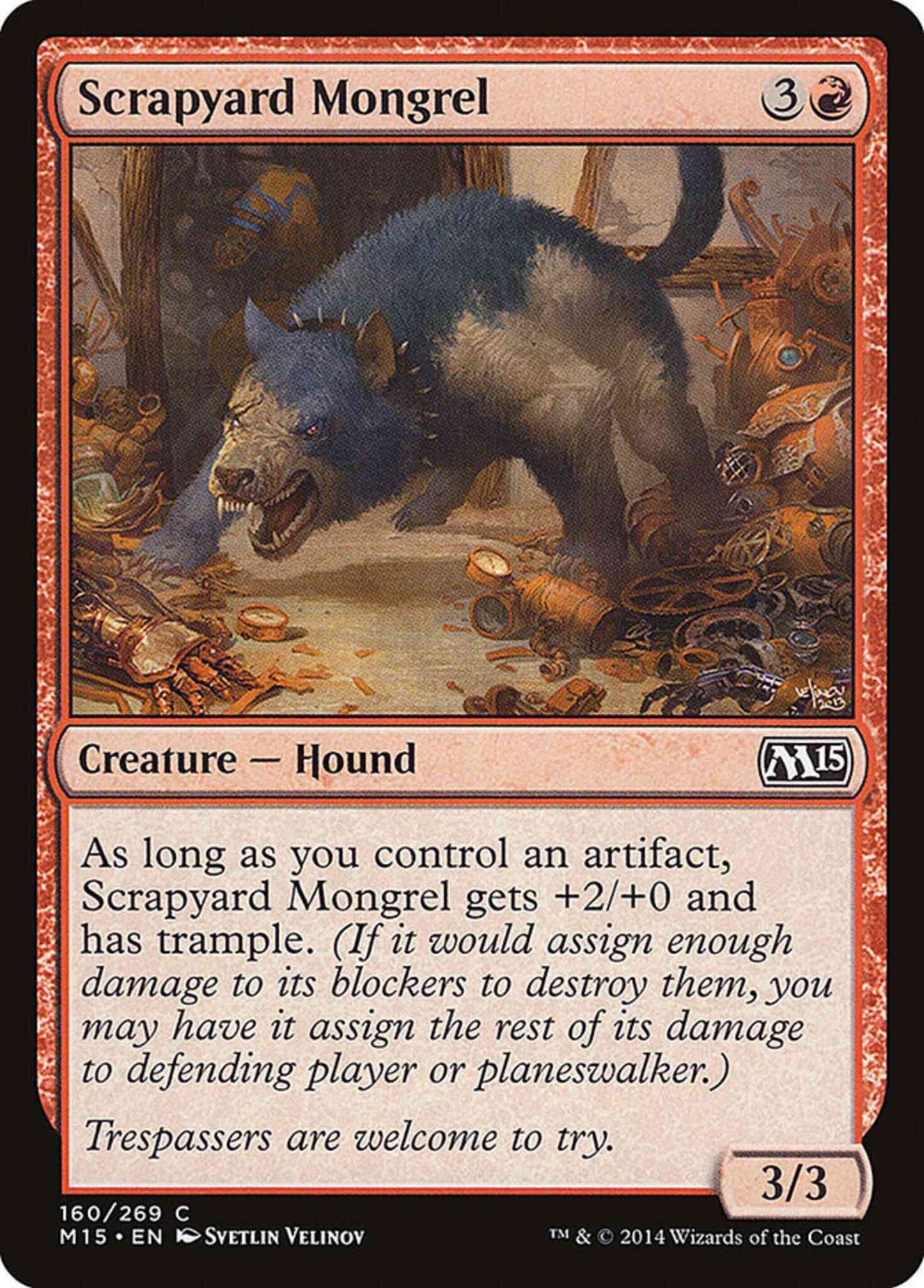 Scrapyard Mongrel [160] [Magic 2015] [Non-Foil]