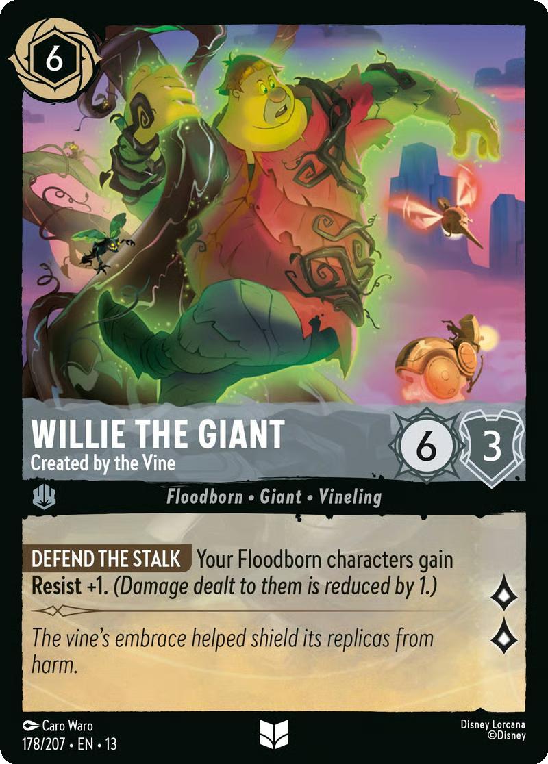 Willie the Giant - Created by the Vine - 178/204 [Attack of the Vine!] [Non-Foil]