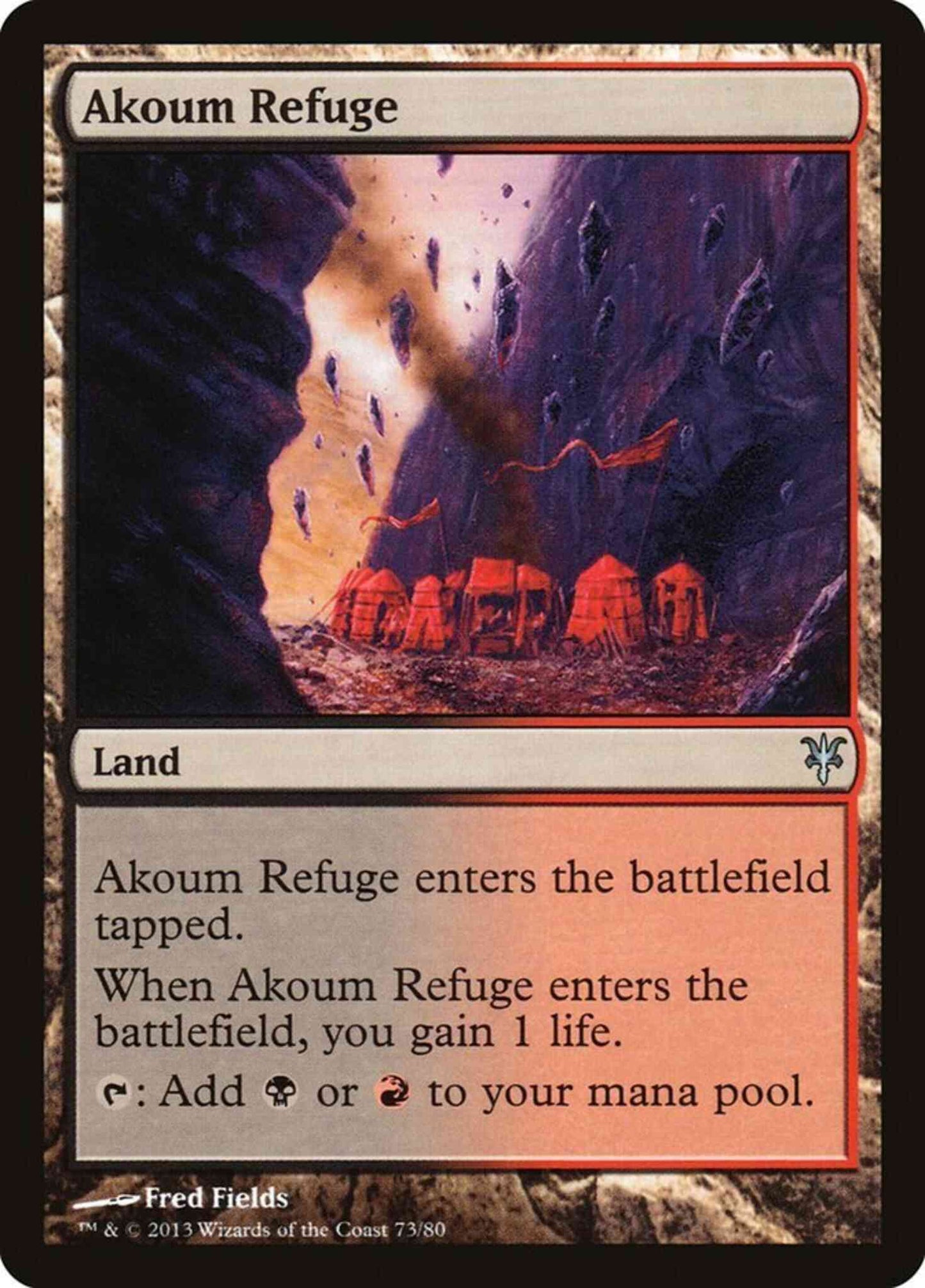 Akoum Refuge [73] [Duel Decks Sorin vs Tibalt] [Non-Foil]
