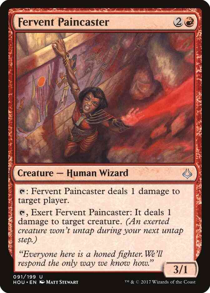 Fervent Paincaster [91] [Hour of Devastation] [Non-Foil]