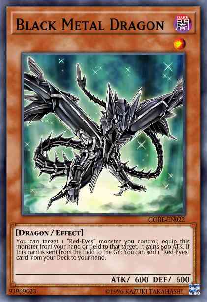 Black Metal Dragon - CORE-EN022 - Common - Unlimited