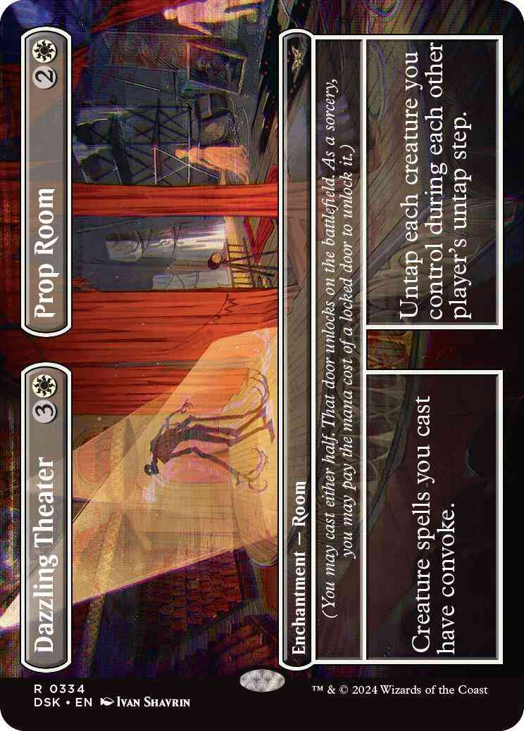 Dazzling Theater // Prop Room [334] [Borderless] [Duskmourn: House of Horror] [Non-Foil]