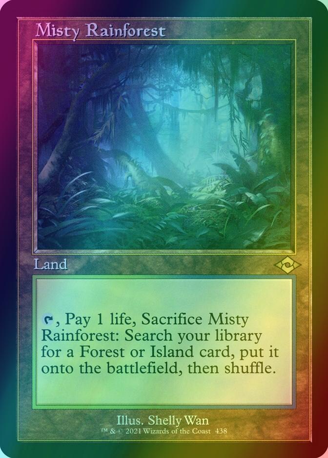 Misty Rainforest [438] [Retro Frame] [Modern Horizons 2] [Foil]