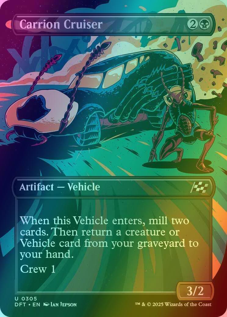 Carrion Cruiser [305] [Borderless] [Revved Up] [Aetherdrift] [Foil]
