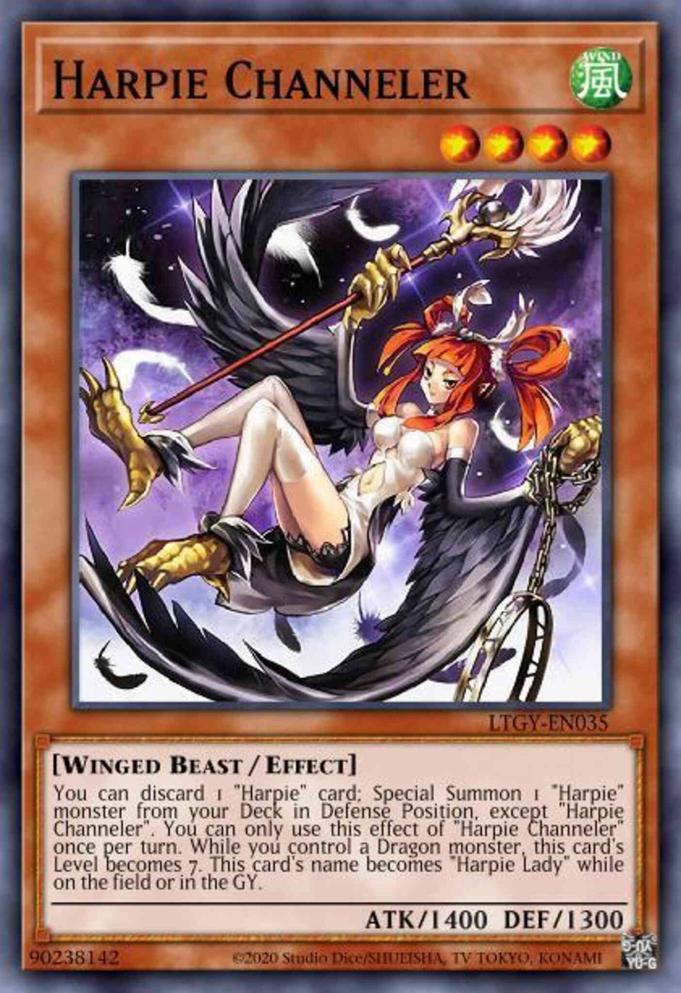 Harpie Channeler - LTGY-EN035 - Ultra Rare - 1st Edition