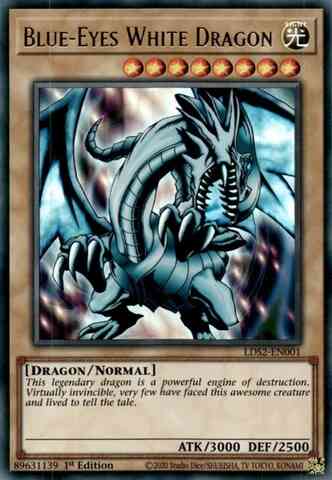 Blue-Eyes White Dragon - LDS2-EN001 - Ultra Rare - 1st Edition