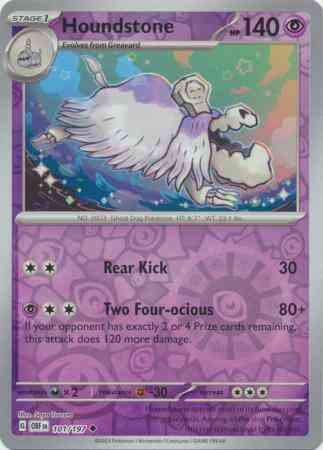 Houndstone - 101/197 - Uncommon [sv03-101] [Reverse Holo]