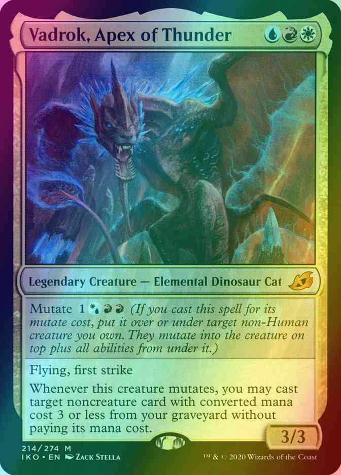 Vadrok, Apex of Thunder [214] [Ikoria: Lair of Behemoths] [Foil]