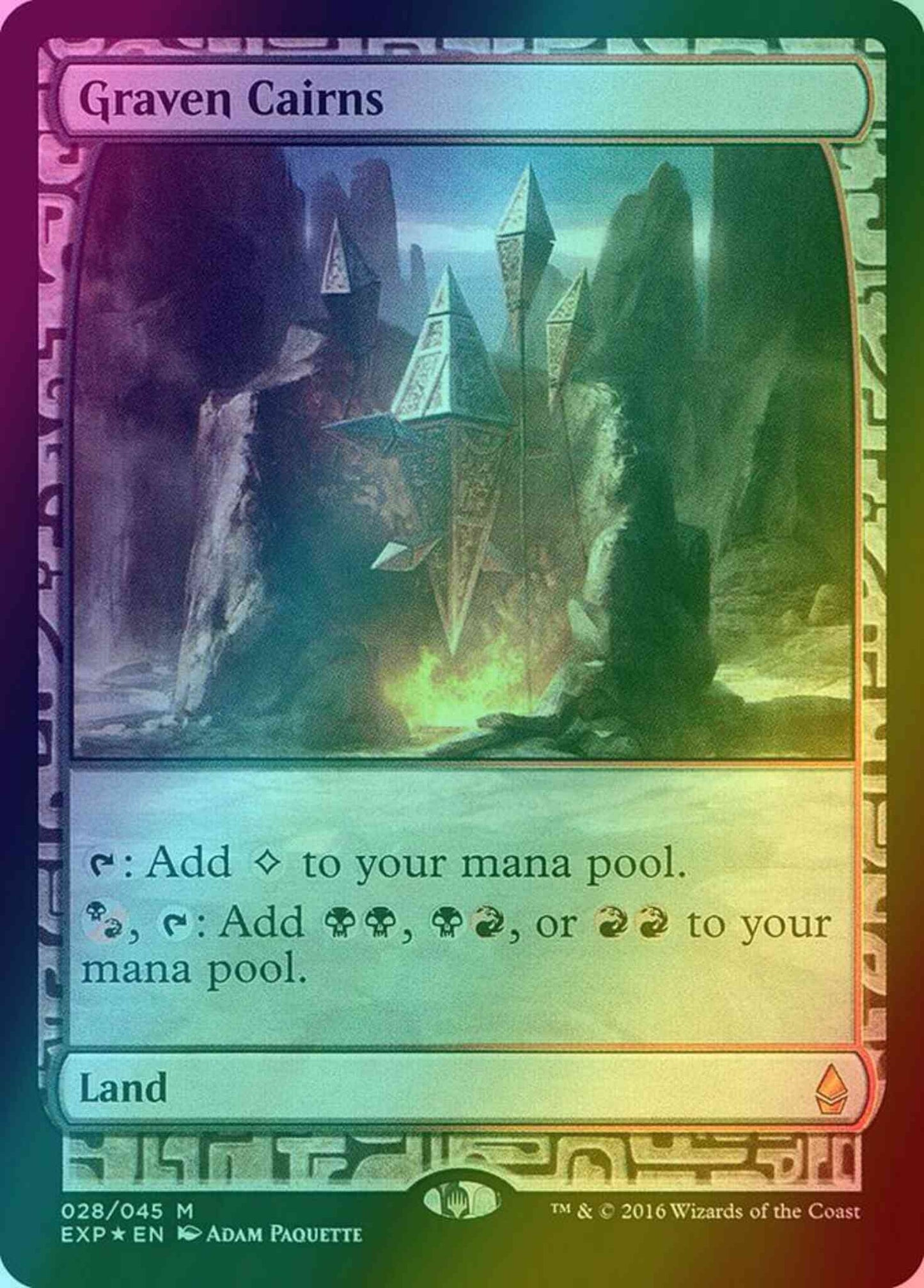 Graven Cairns [28] [Zendikar Expeditions] [Foil]