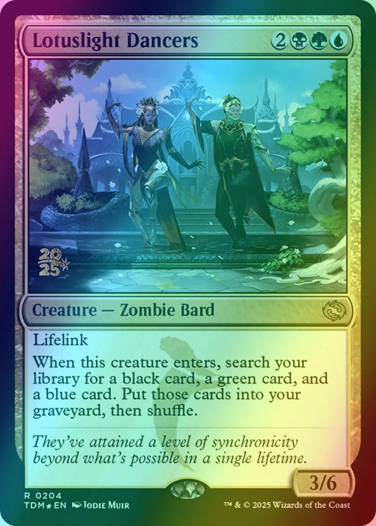 Lotuslight Dancers [204s] [Prerelease] [Tarkir: Dragonstorm: Promos] [Foil]
