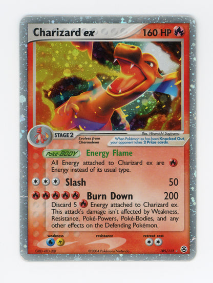Charizard ex — Damaged|Rare Holo EX — ID 20047