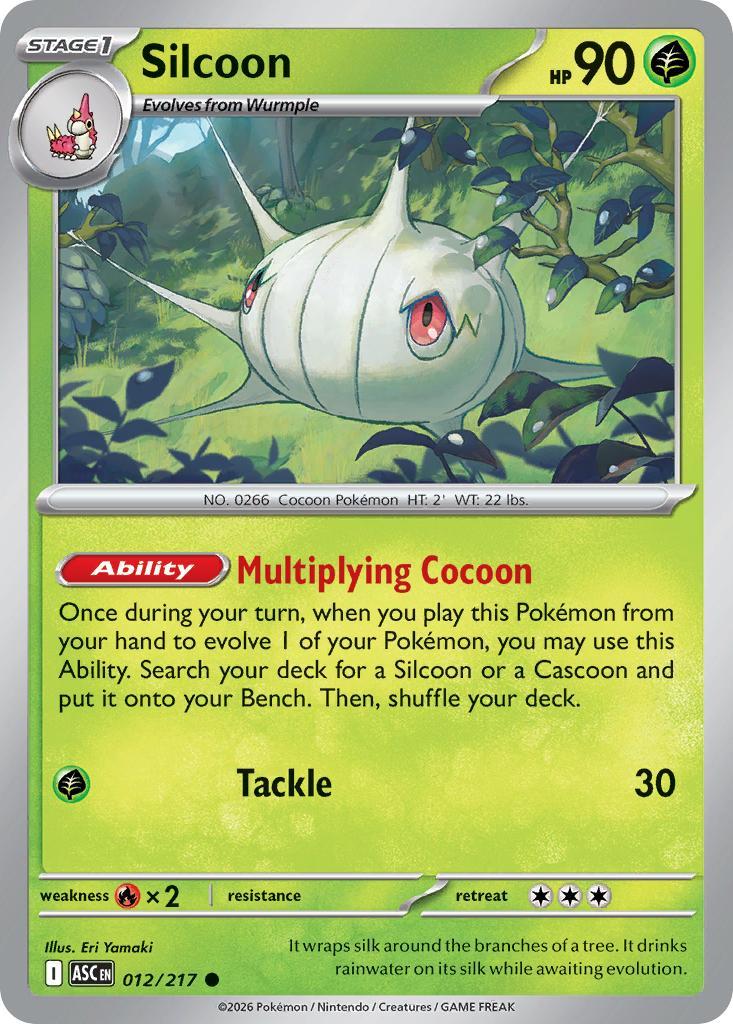 Silcoon - 012/217 - Common [me025-012] [Non-Holo]