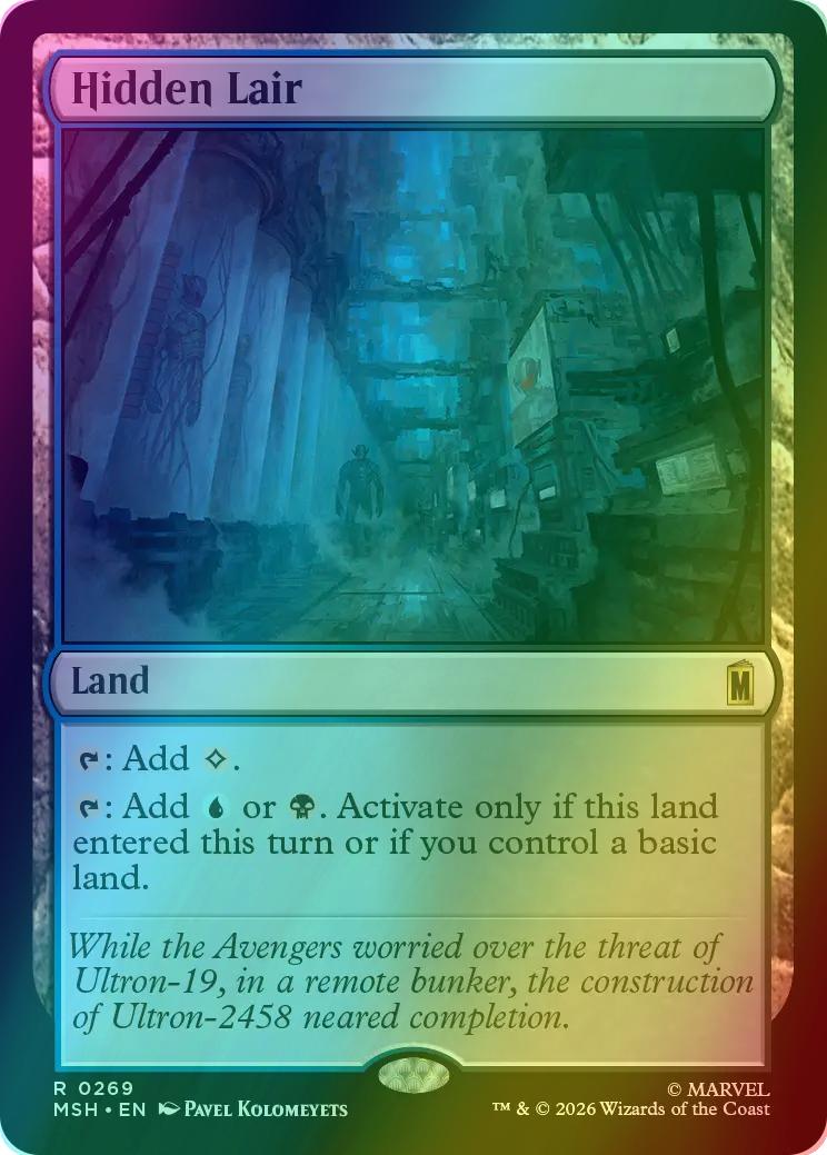Hidden Lair [269] [Marvel Super Heroes] [Foil]