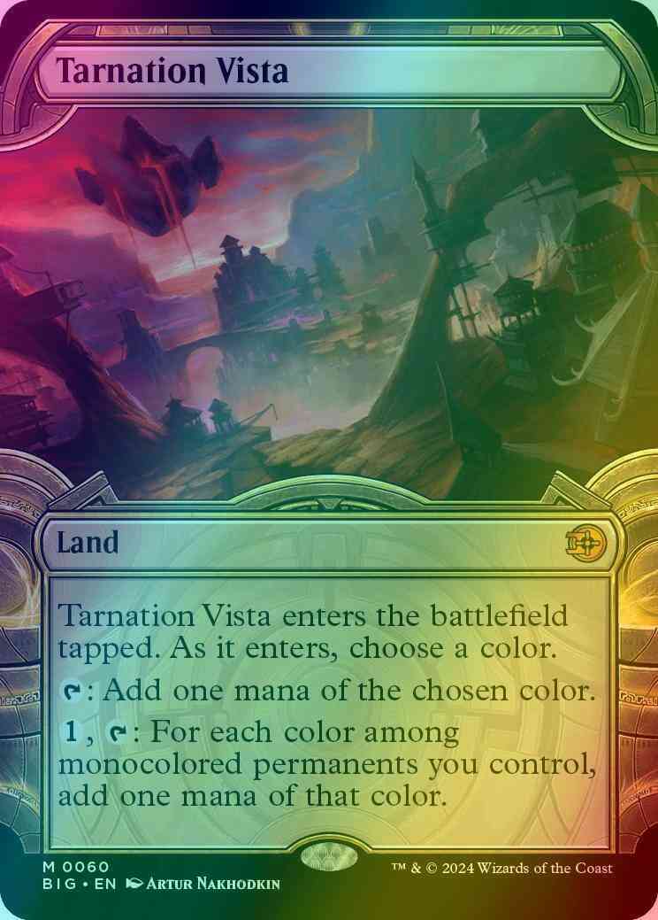 Tarnation Vista [60] [Vault Frame Showcase] [The Big Score] [Foil]