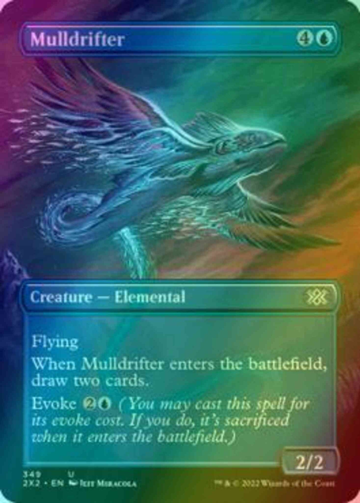 Mulldrifter [349] [Borderless] [Double Masters 2022] [Foil]