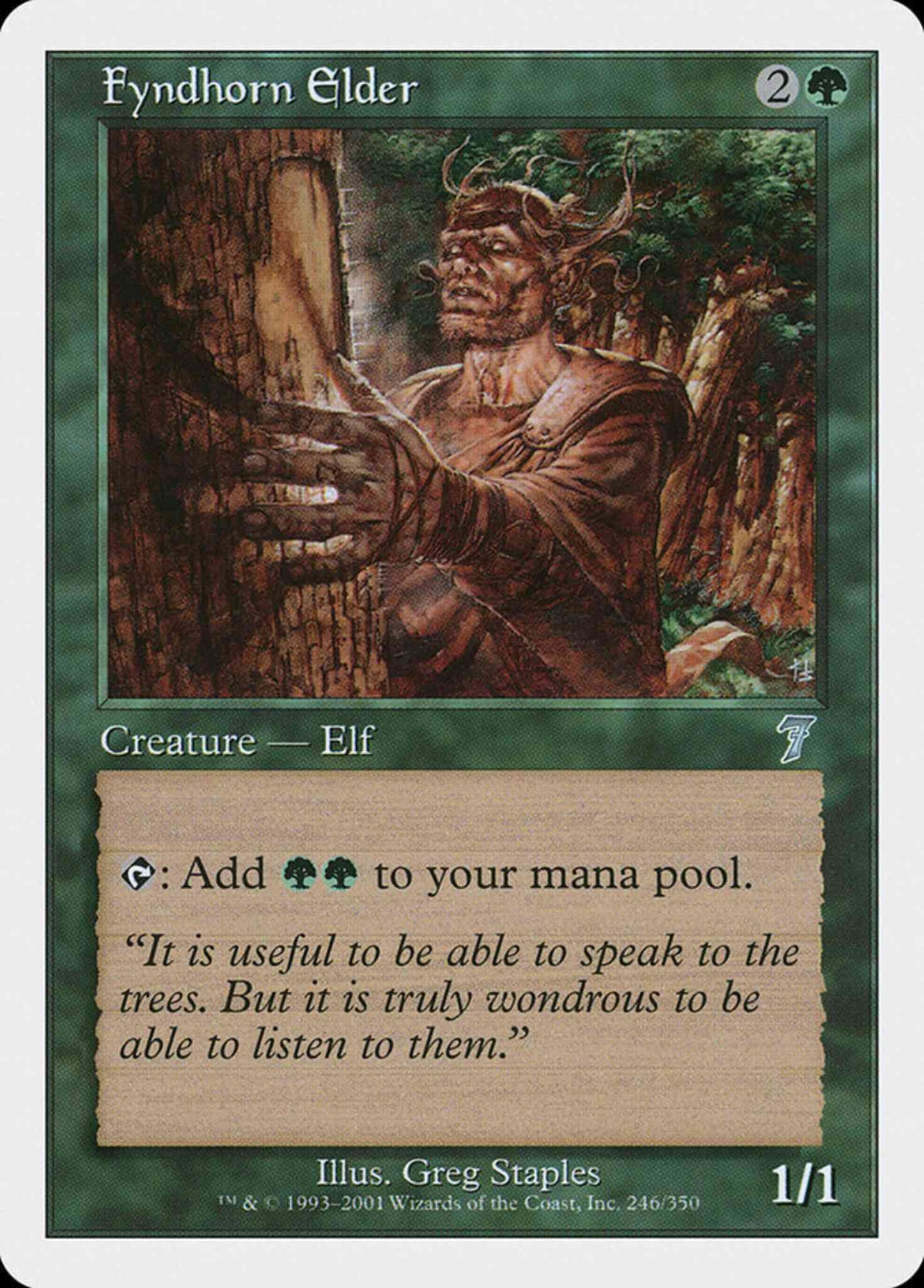Fyndhorn Elder [246] [Seventh Edition] [Non-Foil]