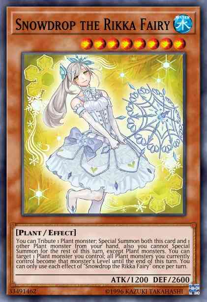 Snowdrop the Rikka Fairy - SESL-EN019 - Super Rare - 1st Edition