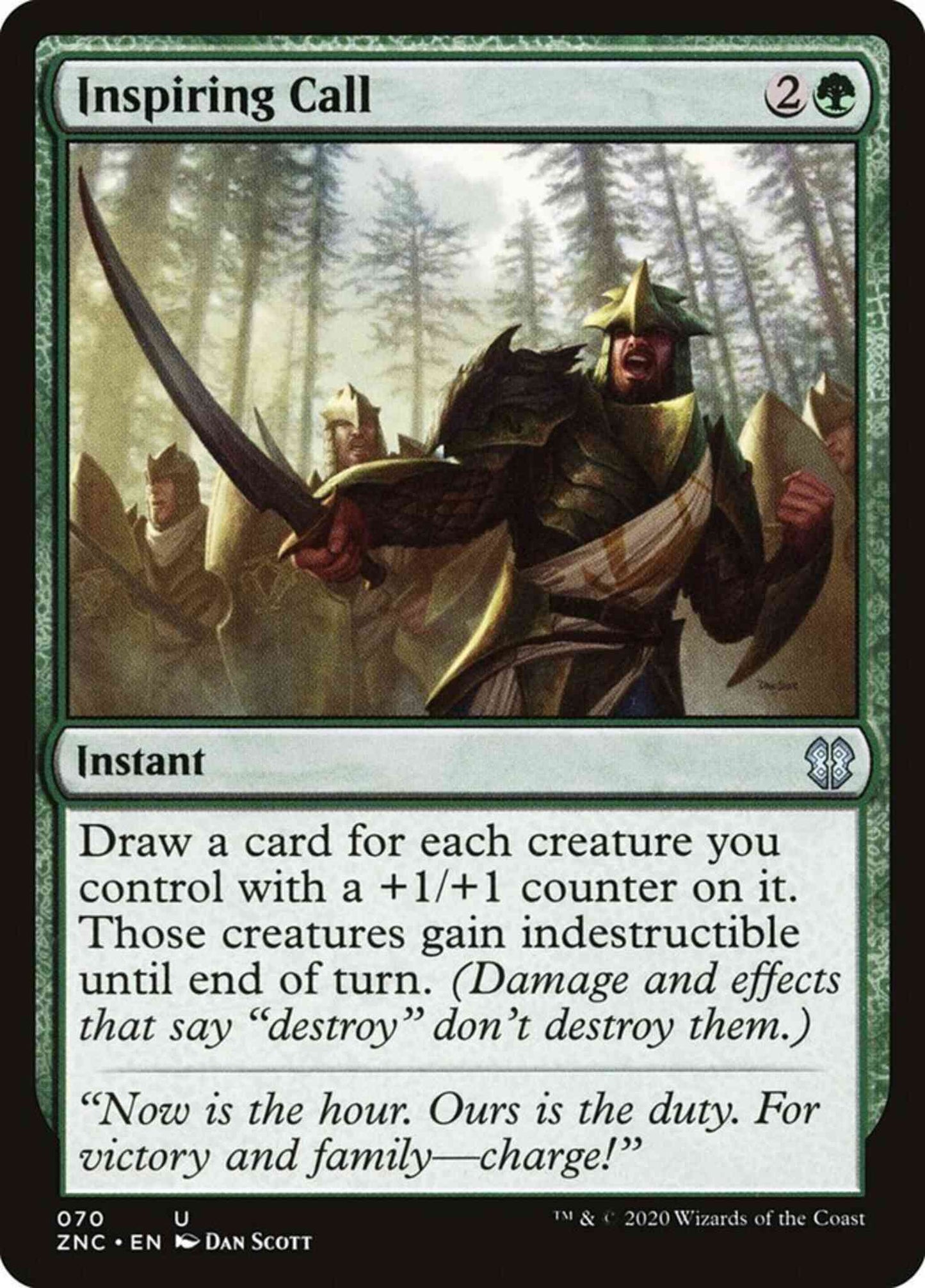 Inspiring Call [70] [Zendikar Rising Commander] [Non-Foil]