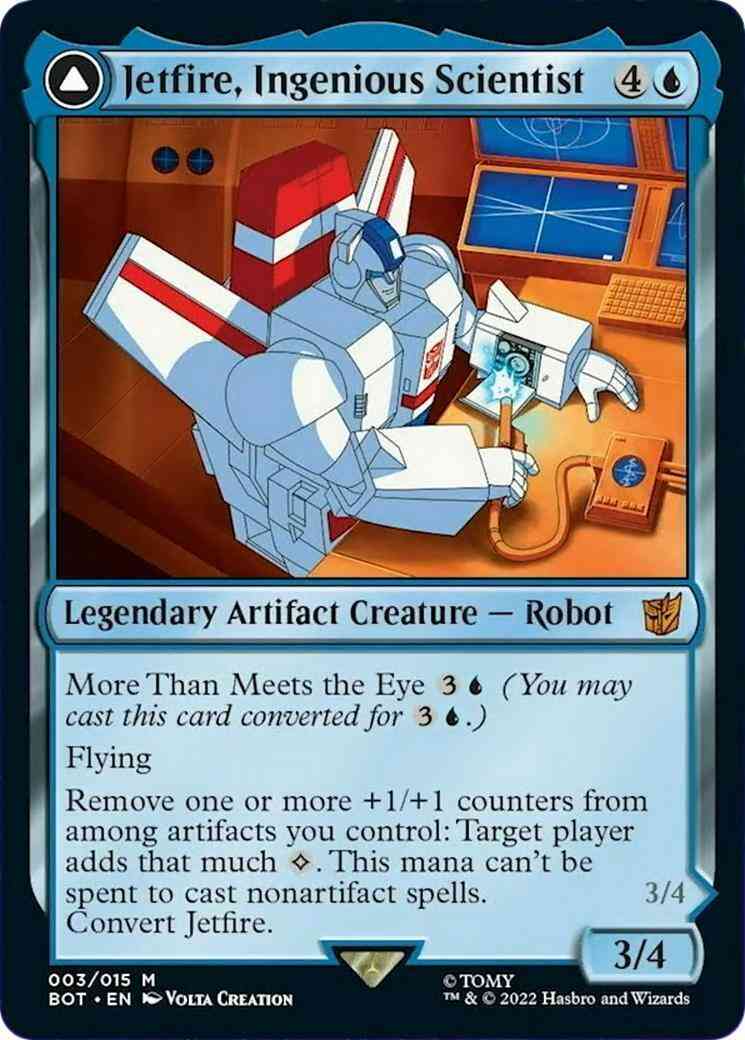 Jetfire, Ingenious Scientist // Jetfire, Air Guardian [3] [Universes Beyond: Transformers] [Non-Foil]
